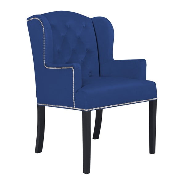 Tumši zils krēsls Mazzini Sofas Apollo