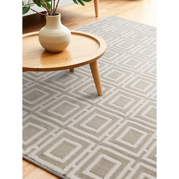 Krēmkrāsas paklājs 120x170 cm Perles Howlite – Elle Decoration-image-3