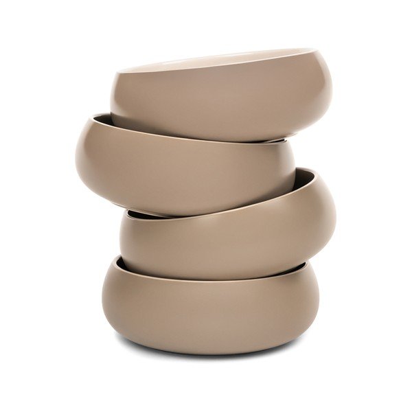 Bēšas akmensmasas zupas/ramen zupas bļodiņas (4 gab.) 1 l Terra Vira – Bonami Selection-image-2