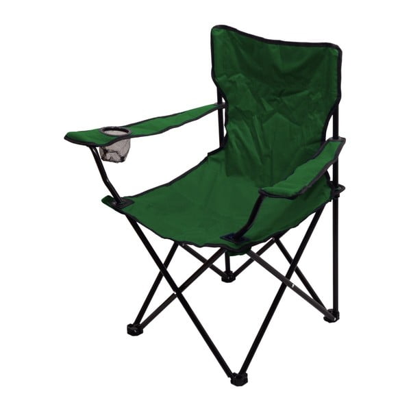 Zaļš saliekamais kempinga krēsls Cattara Bari