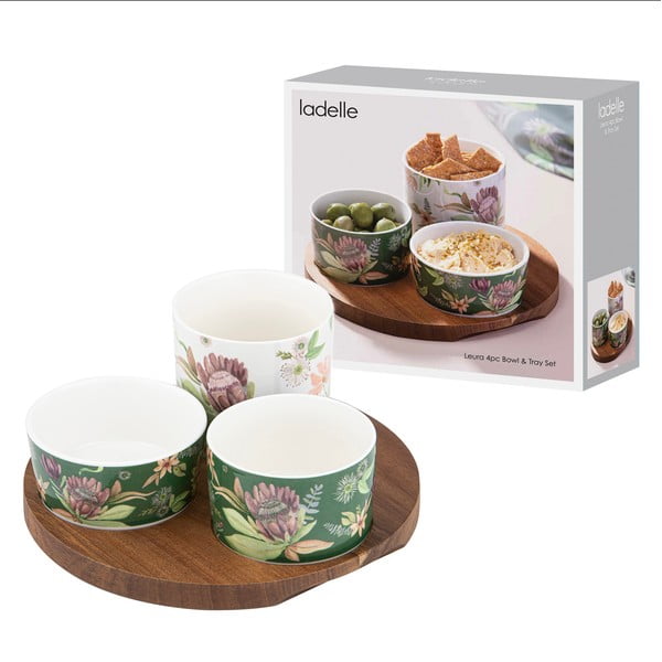 Porcelāna servēšanas trauku komplekts (3 gab.) Leura – Ladelle-image-1