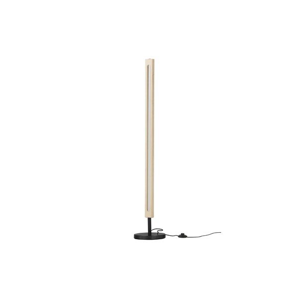 Brīvi stāvoša oša koka lampa WOOOD Sjaak, augstums 130 cm-image-2