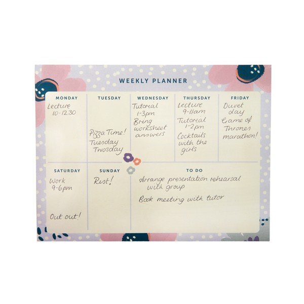 Nedēļas plānotājs Busy B Planner Pretty/Floral, 60 lapas-image-4
