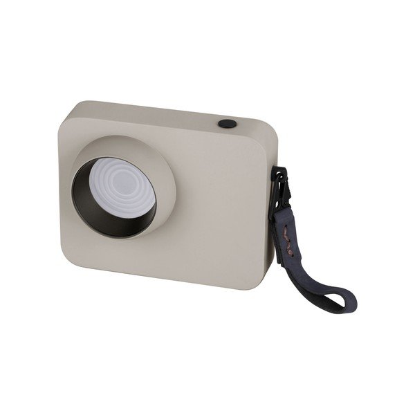 Bēša metāla LED galda lampa ar regulējamu spilgtumu (augstums 11 cm) Kedros – Nova Luce