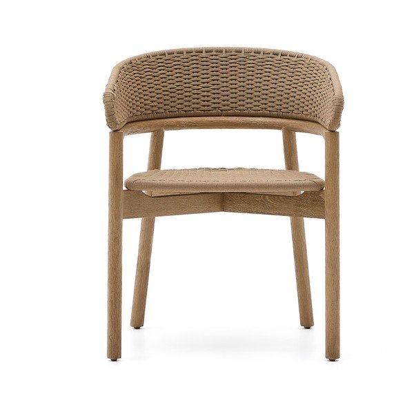 Dabīga toņa masīvkoka dārza krēsls Arinella – Kave Home-image-2
