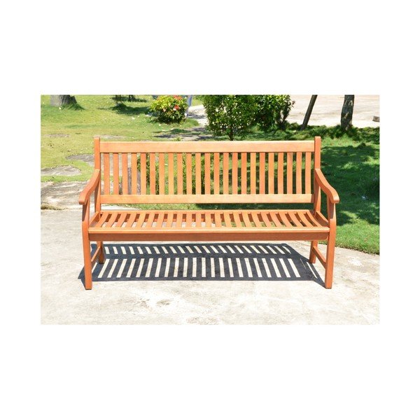 Brūns masīvkoka dārza sols New Jersey – Garden Pleasure-image-2