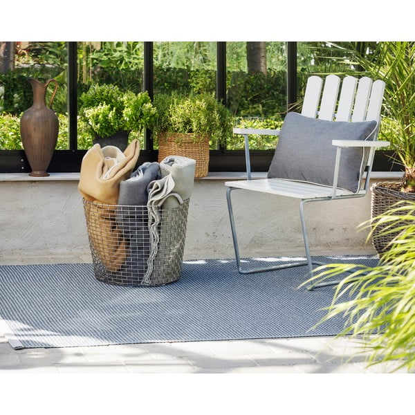 Pelēks iekštelpu un āra celiņa paklājs 60x150 cm Mono Granit – Pappelina-image-1