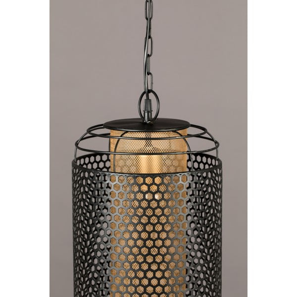 Melna piekaramā lampa ar metāla abažūru ø 25,5 cm Archer – Dutchbone-image-3