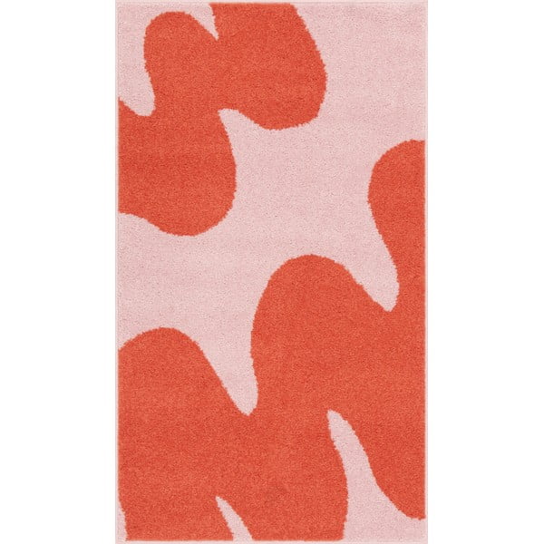 Sarkans/rozā bērnu paklājs 120x170 cm Hugsy Coral – FD