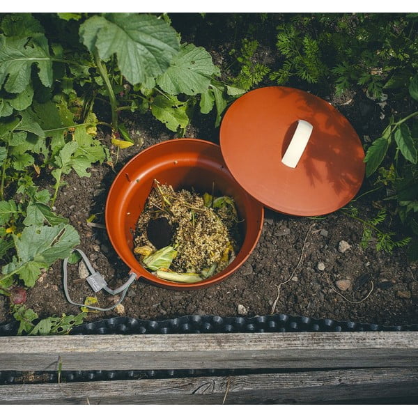 Terakotas oranžs kompostētājs – Plastia-image-1