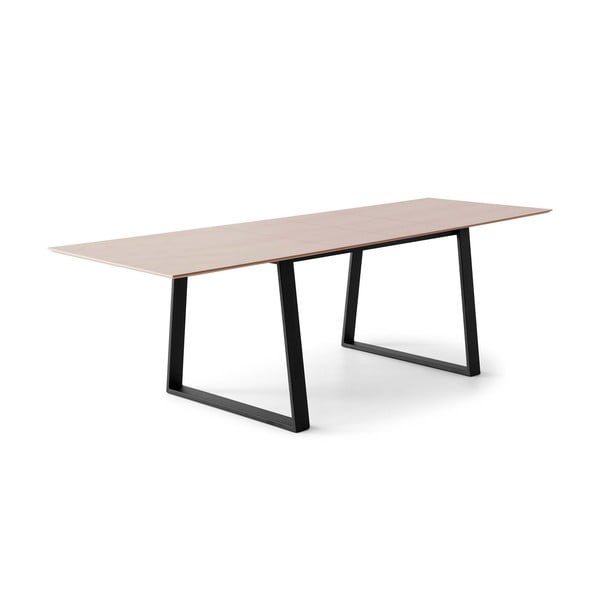 Izvelkams ēdamgalds ar papildu galda virsmu un ozolkoka imitācijas galda virsmu 90x165 cm Meza – Hammel Furniture-image-1