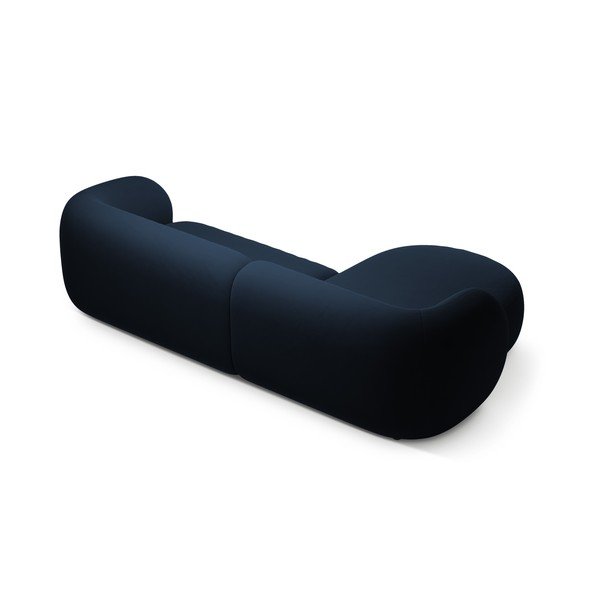 Zils samta stūra dīvāns (ar kreiso stūri/ar zvilni) Kate – Micadoni -image-2