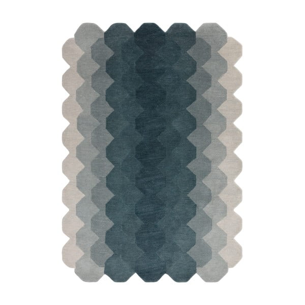 Zils vilnas paklājs 160x230 cm Hive – Asiatic Carpets