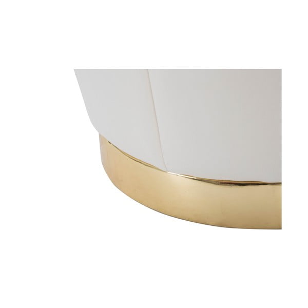 Krēmkrāsas samta pufs Paris – Mauro Ferretti-image-3