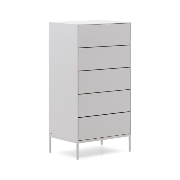 Balta augsta kumode 60x114 cm Vedrana – Kave Home-image-2