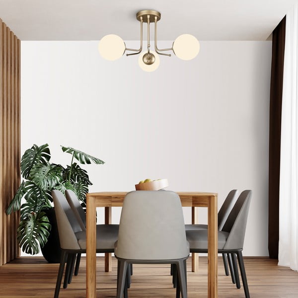 Griestu lampa zelta krāsā Squid Lighting Star, augstums 34 cm-image-3