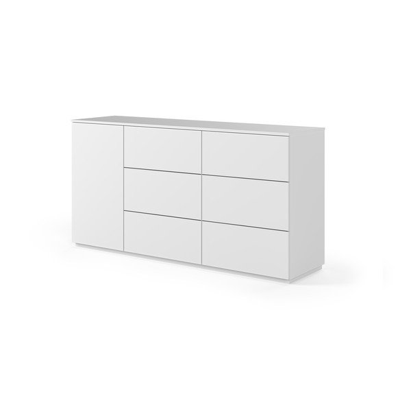 Balta kumode ar durvīm un 6 atvilktnēm Join – TemaHome-image-2