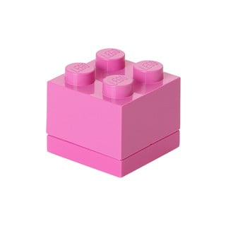 Rozā uzglabāšanas kaste LEGO® mini