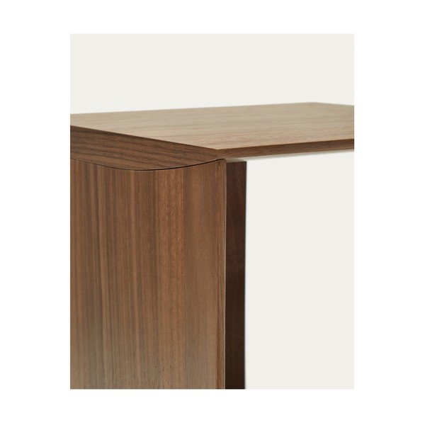 Dabīga toņa modulārā plauktu sistēma ar riekstkoka imitāciju 101x38 cm Litto – Kave Home-image-4