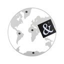 Magnētiskais ziņojumu dēlis World Map – PT LIVING