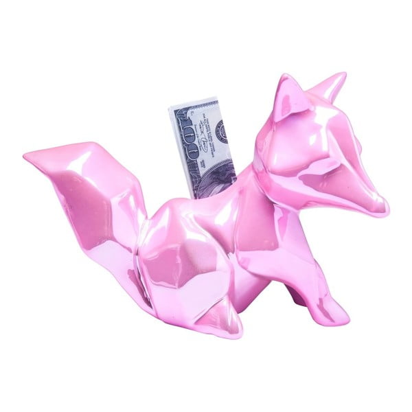Pink Kare Design Foxy spīdīgs naudas maks