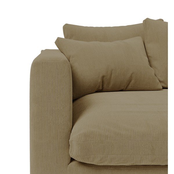 Bēšs velveta dīvāns 175 cm Comfy – Scandic-image-3