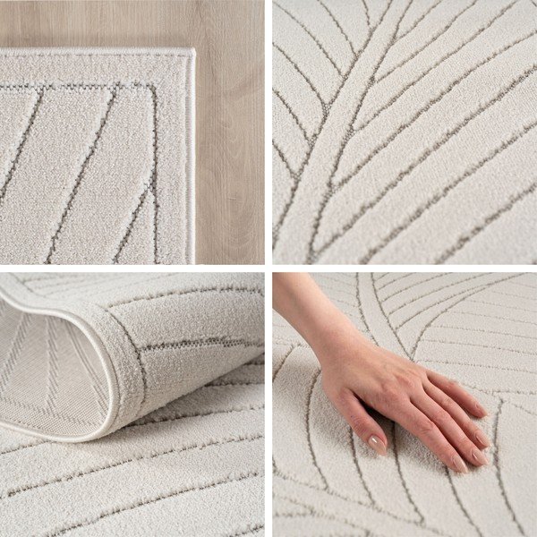Krēmkrāsas iekštelpu un āra paklājs 120x170 cm Nova 1203 – Ayyildiz Carpets-image-2