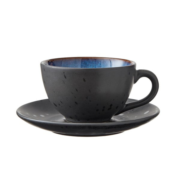 Melnas/tumši zilas keramikas tasītes (4 gab.) 240 ml Gastro Black/Mix – Bitz-image-4