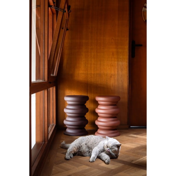 Apaļš sānu galdiņš ø 28 cm Artemis – Dutchbone-image-2