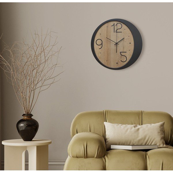 Sienas pulkstenis ø 36 cm Ezra – Styler-image-1