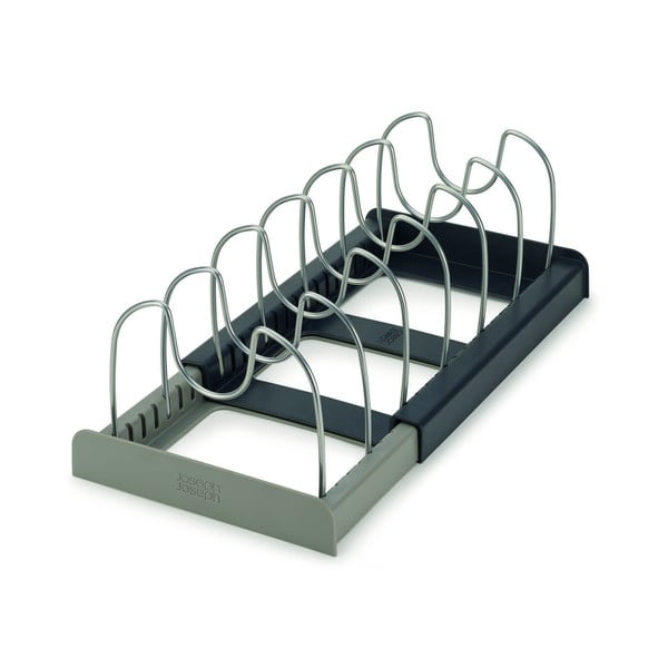 Pelēks pannu un vāku organizators Joseph Joseph