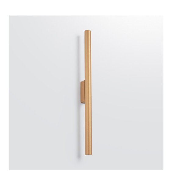 Zelta krāsas sienas lampa ø 2,5 cm Fideus – Sollux-image-3