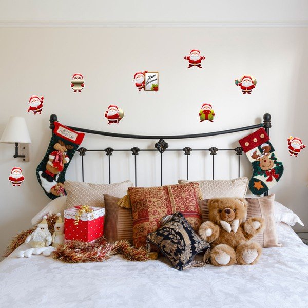 9 Ambiance uzlīmju komplekts Funny Santa Claus Christmas