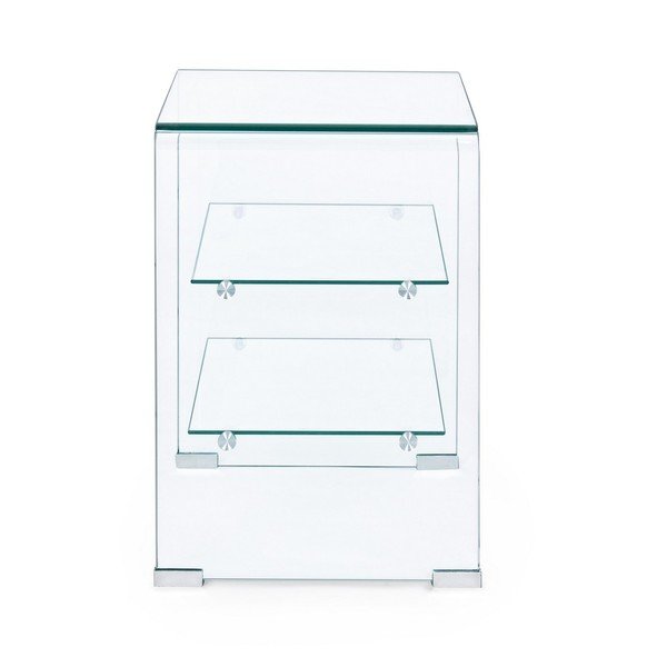 Stikla sānu galdiņš 40x50 cm Iride – Bizzotto-image-3