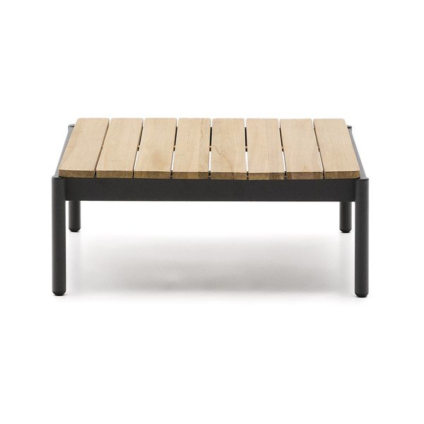 Tīkkoka masīvkoka dārza kafijas galdiņš 89x91 cm Sorells – Kave Home-image-4