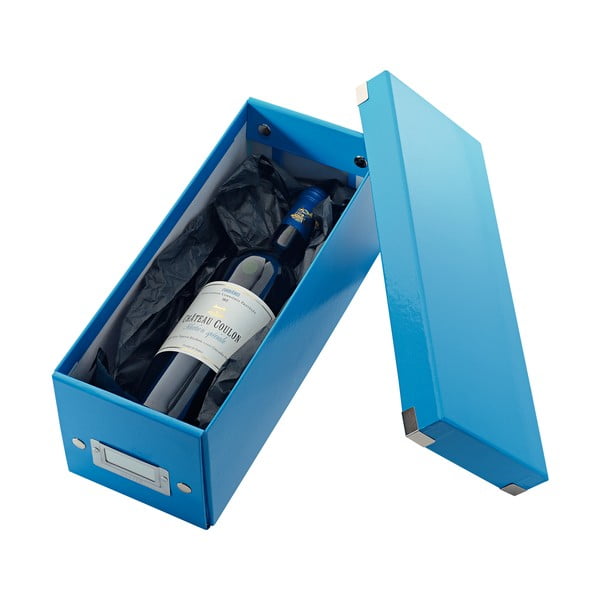 Zila kartona uzglabāšanas kaste ar vāku 14x35x14 cm Click&Store – Leitz-image-3