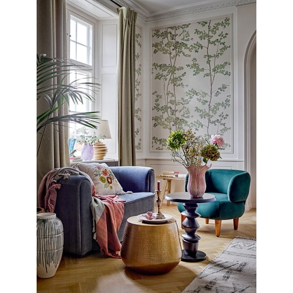 Zelta krāsas metāla apaļš žurnālgaldiņš ø 50 cm Avola – Bloomingville-image-1