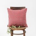 Lina spilvendrāna 40x40 cm Red Gingham – Linen Tales