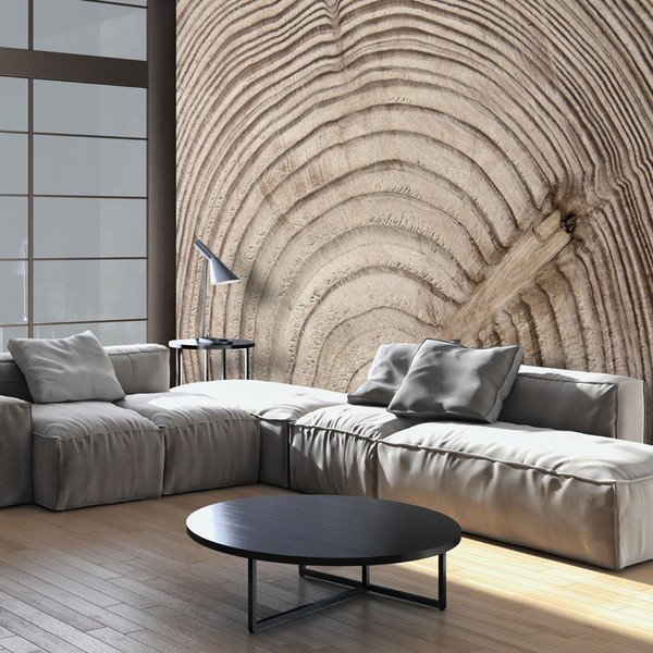 Lielformāta tapetes Bimago Wood Grainl, 400 x 280 cm-image-1