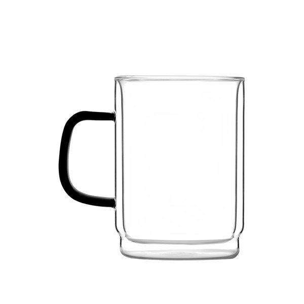 Stikla krūzes (2 gab.) 350 ml Carbon – Vialli Design-image-2