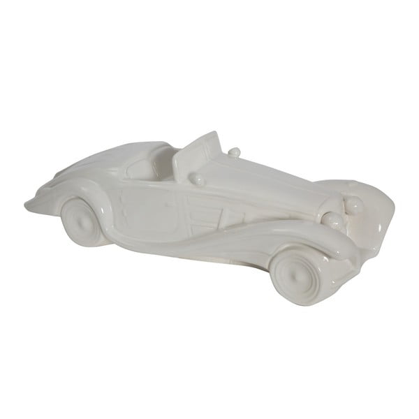 Balta keramikas dekoratīvā automašīnas statuete Mauro Ferretti Macchina Old