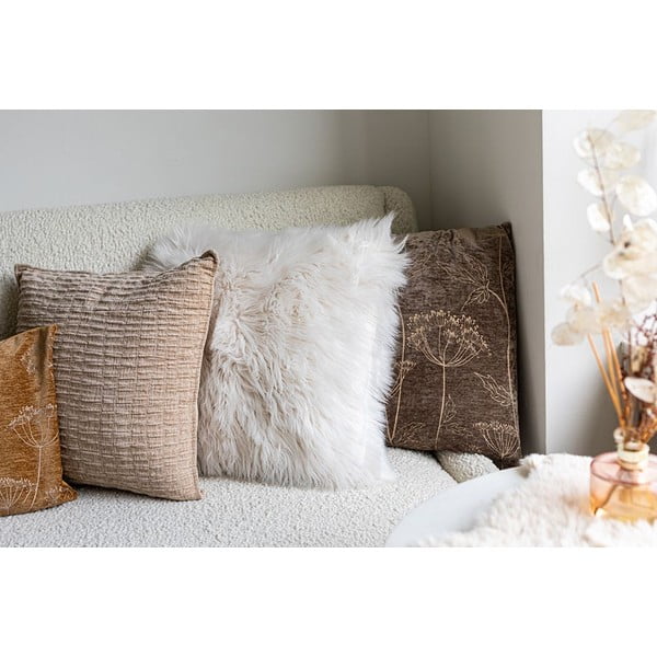 Zaļš Tiseco Home Studio aitādas spilvens, 45 x 45 cm-image-1