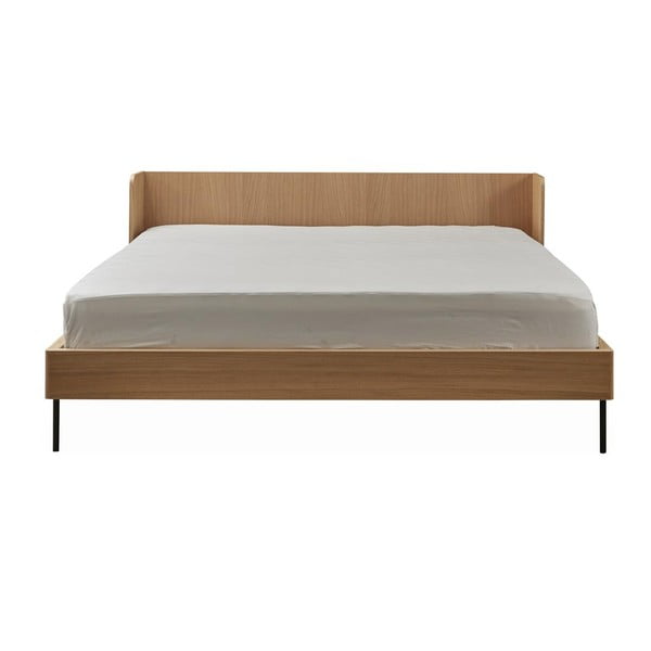 Ozolkoka imitācijas divguļamā gulta dabīgā tonī 160x200 cm Wrap – Bonami Selection
