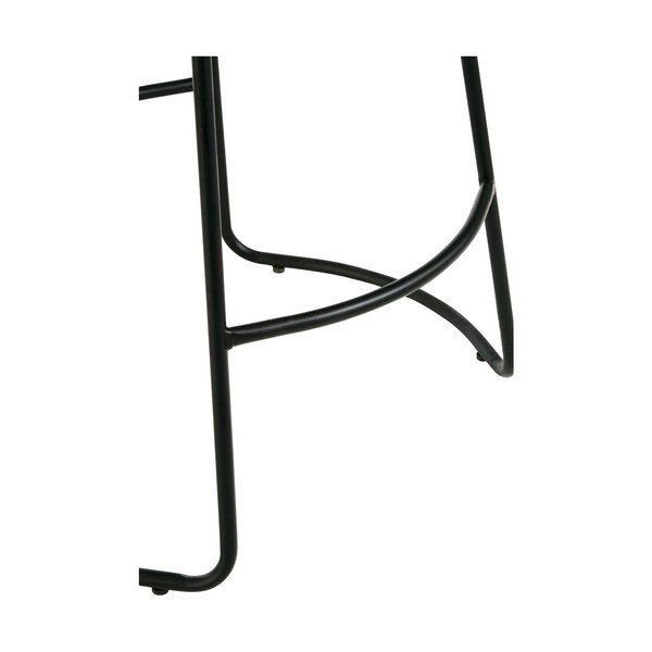 Melna/brūna polsterēta bāra taburete (sēdekļa augstums 64 cm) Brixton – Premier Housewares-image-4