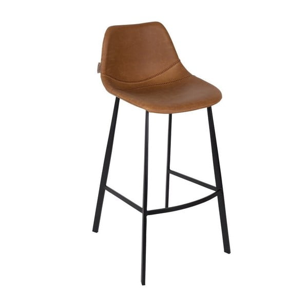 2 brūnu bāra krēslu komplekts Dutchbone Franky, augstums 106 cm