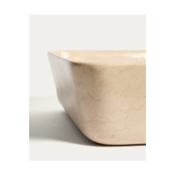 Bēša akmens izlietne 40x40 cm Darnen – Kave Home-image-3