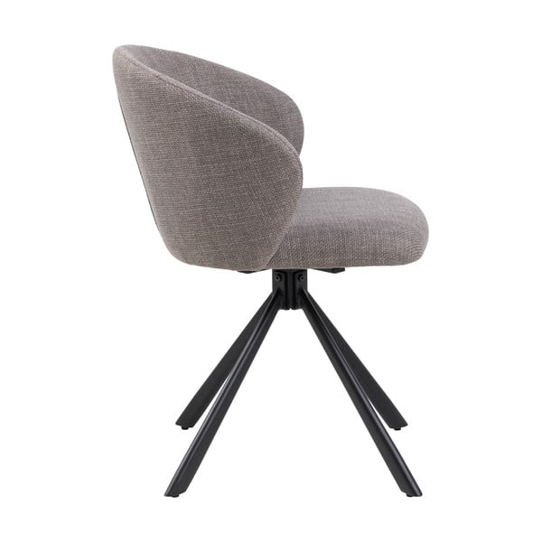 Pelēki polsterēti ēdamistabas krēsli (2 gab.) Pippa – Actona-image-3