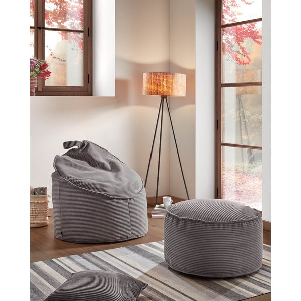 Pelēks sēžammaiss Wilma – Kave Home-image-1