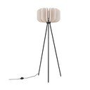 Bēša stāvlampa ar auduma abažūru (augstums 134 cm) Elom – Sollux