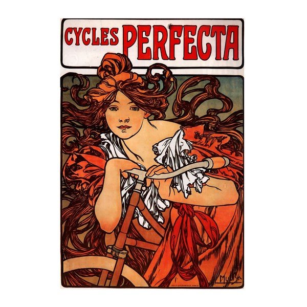 Alfons Mucha, Glezniecība "Cikli Perfecta", 40x60 cm